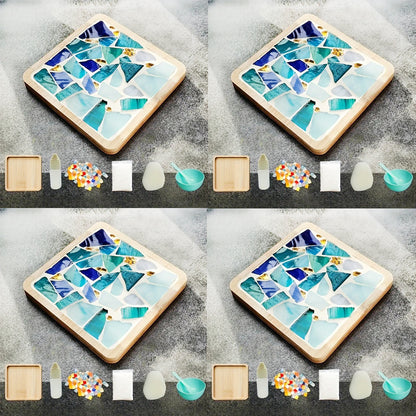 DIY Mosaic Coaster Kit (Makes 4 coasters)