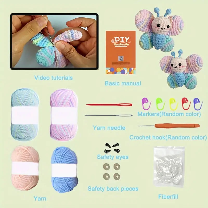 Butterfly Crochet kit for beginners